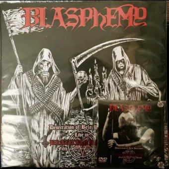 BLASPHEMY Desecration of Belo Horizonte - Live in Brazilian Ritual - Fifth Attack LP BLACK + DVD [VINYL 12"]